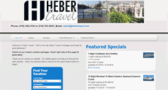 Desktop Screenshot of hebertravel.com